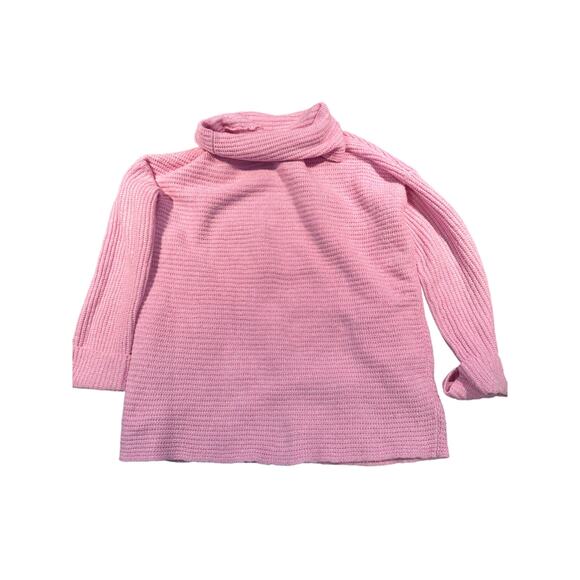 Pilcro Oversized Cowl Neck Pink Soft Sweater Cuffed Sleeves Small - Picture 3 of 6